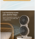 Ventilador doble cabezal automático